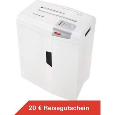 HSM Aktenvernichter shredstar X10 1045111 Partikel 4x35mm weiß