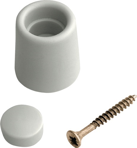 501516 Türpuffer D. 29 mm Höhe 35 mm grau Dübelmontage