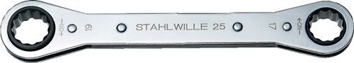 STAHLWILLE 41130708 Ratschenringschlüssel 25 7 x 8 mm 12-KT. Länge 109 mm Anzahl