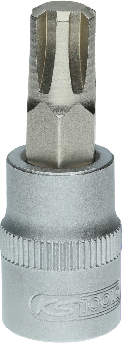 KS-Tools 917.3927 3/8'' Bit-Stecknuss für RIBE®-Schrauben, M10, Länge 48 mm