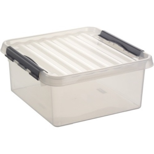 Sunware Aufbewahrungsbox Q-line H6162802 18l 400x400x180mm tr
