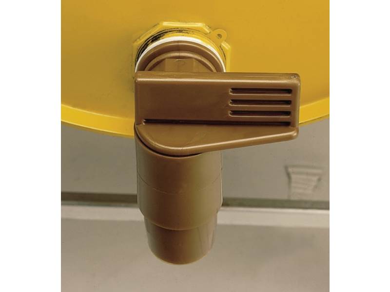 2-00001-0110 Fasshahn  Kunststoff braun R 59,6 (2'') mm