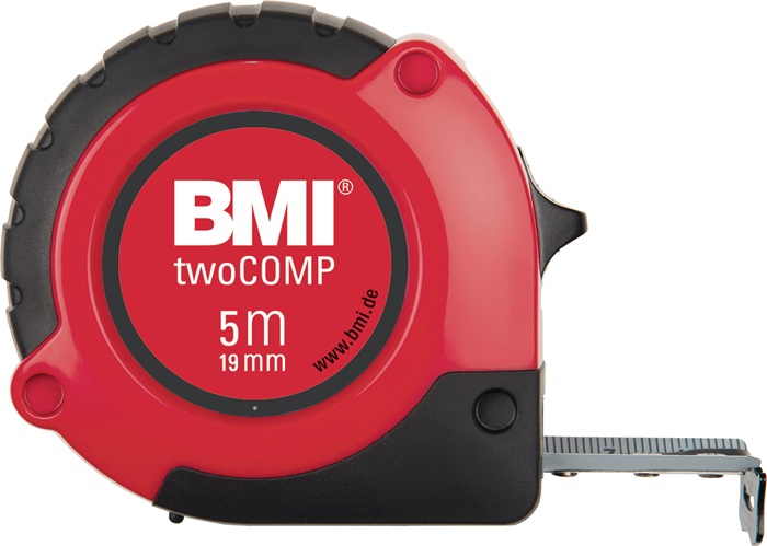 BMI 472041021 Taschenrollbandmaß twoCOMP Länge 10 m Breite 30 mm mm/mm EG II ABS
