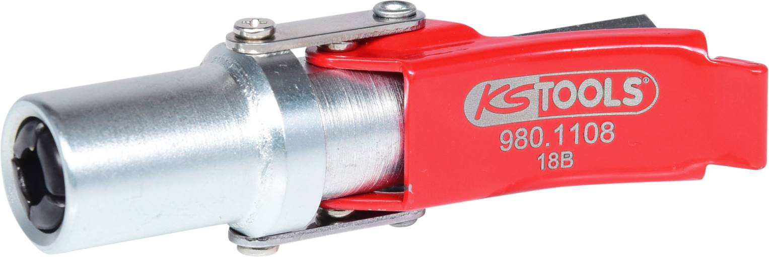 KS Tools 980.1108 Quick-Lock Schnellkupplung für Fettpressen, 1/8''