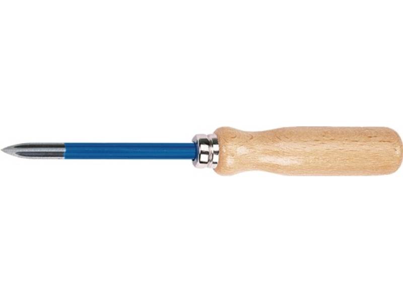 RENNSTEIG 466 175 0 Feinmechanikerschaber  Klingenlänge 85 mm Dreikant 7 mm Holz