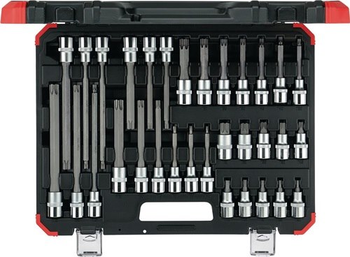 GEDORE RED 3301577 Steckschlüssel-Satz R6800 3032 32-teilig 1/2 '' für Innen-TOR
