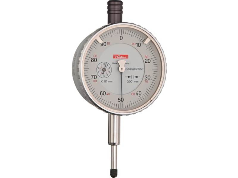 KÄFER 10167 Messuhr FM1101 1 mm Ablesung 0,001 mm mit Stoßschutz