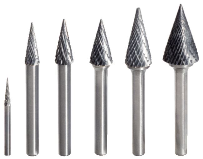 KS Tools 515.3276 HM Spitzkegel-Frässtift Form M, 16mm