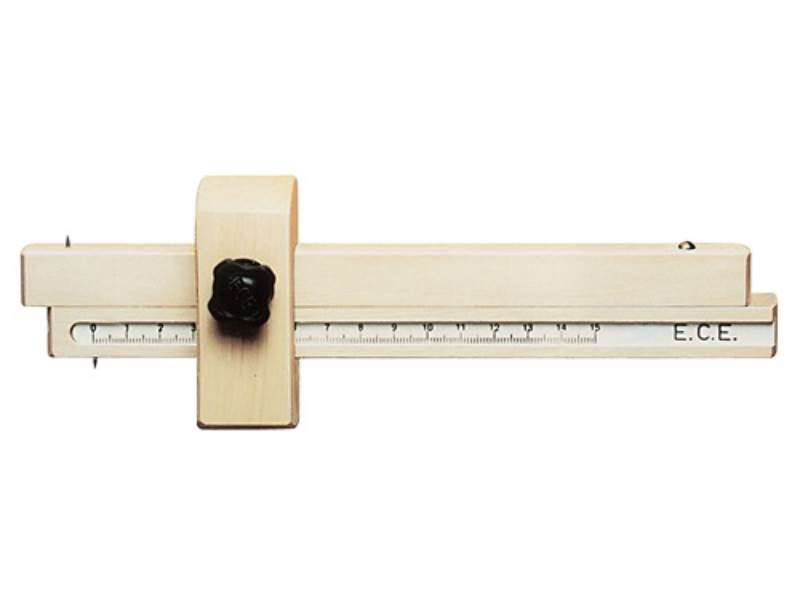 ECE 217S Streichmaß  Maßlänge 150 mm Weißbuche