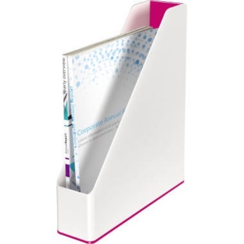 Leitz Stehsammler WOW 53621023 DIN A4 PS weiß/pink