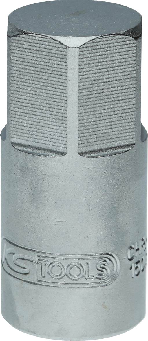 KS-Tools 150.9128 3/8'' Öldienst-Bit-Stecknuss für Innensechskant-Schrauben, 17