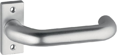 EDI 2308/0000/01 Profiltürdrückerlochteil 2308/0000 Aluminium F1 kantig 8 mm gek