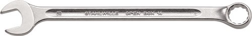 STAHLWILLE 40101919 Ringmaulschlüssel OPEN-BOX 14 SW 19 mm Länge 265 mm Form B C