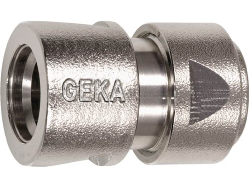 GEKA 46.0701 Schlauchstück GEKA plus Messing vernickelt Schlauchgröße 13 mm