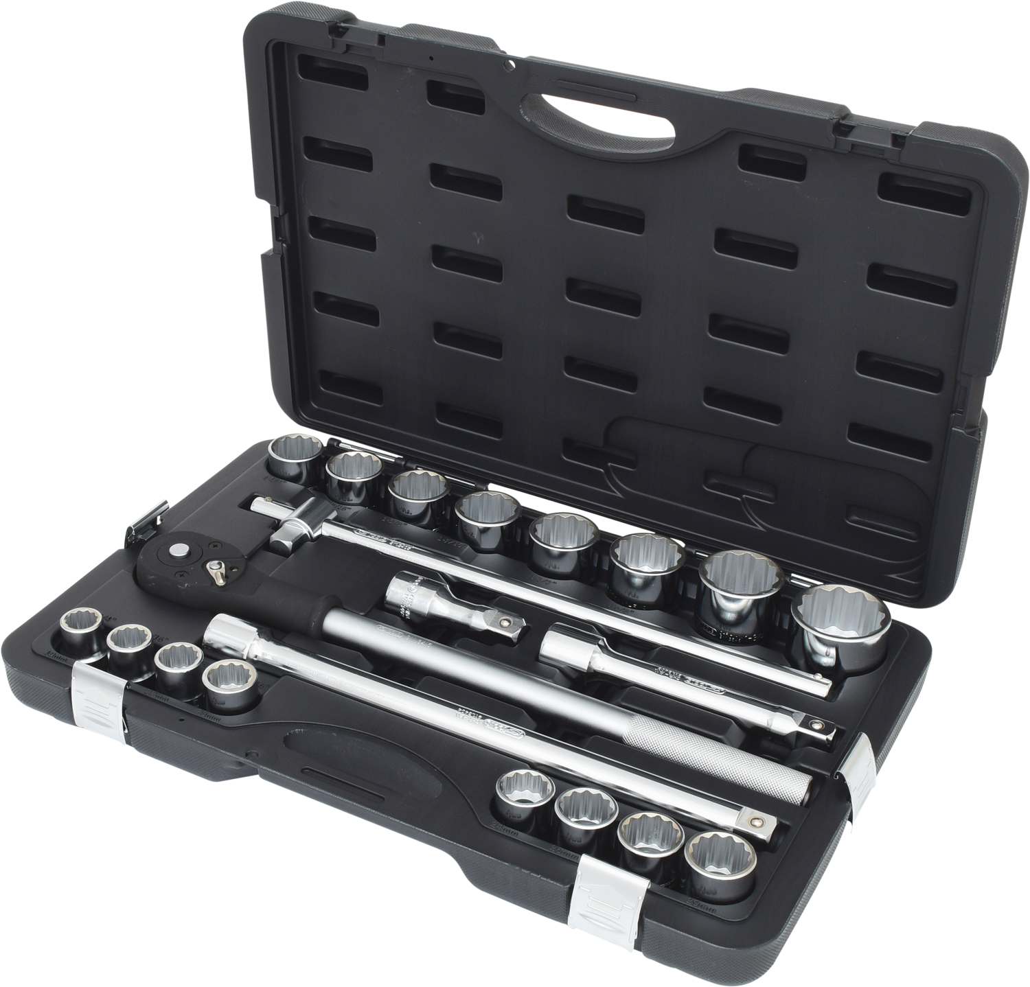KS Tools 911.0751 3/4'' Steckschlüssel-Satz, 21-tlg. 12-kant