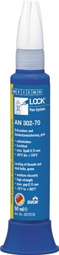 WEICON 30270150 Schrauben-/Stehbolzensicherung WEICONLOCK® AN 302-70 50 ml hochf