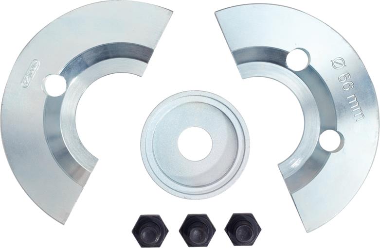 KS Tools 150.2142 Halbschalen-Ergänzungs-Satz 6-tlg. für Ø 66 mm