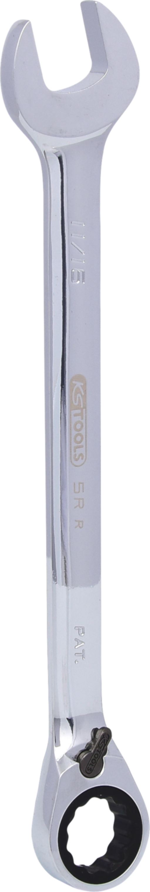 KS Tools 503.4688 GEARplus Ratschenringmaulschlüssel,umschaltbar,11/16''