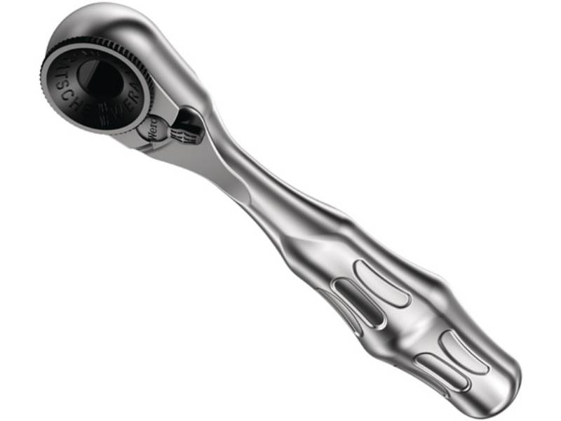 WERA 05073230001 Bit-/Hebelumschaltknarre 8001 A Zyklop 1/4 '' direkte Bitaufnah