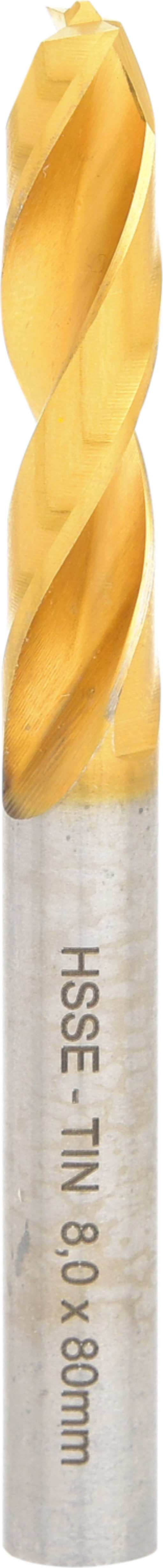 KS Tools 332.0208 HSSE-TiN Schweisspunkt-Bohrer, 8mm