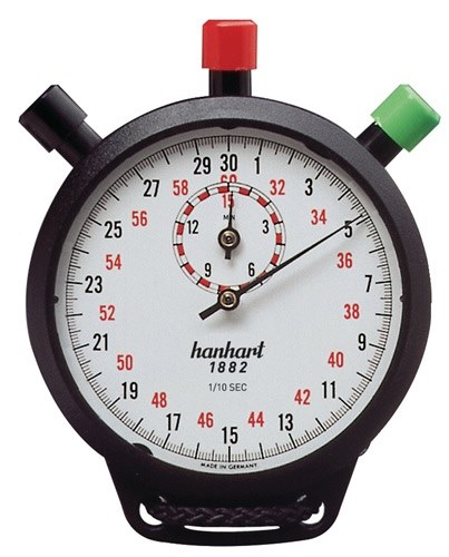 HANHART 141.0434-00 Stoppuhr Amigo 1/10 Sek. 15 Min. mechanisch