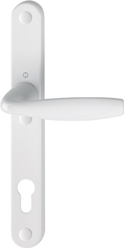 HOPPE 3256845 1/2 Profiltür-Garnitur New York 1810/3346SN Aluminium F9016 PZ