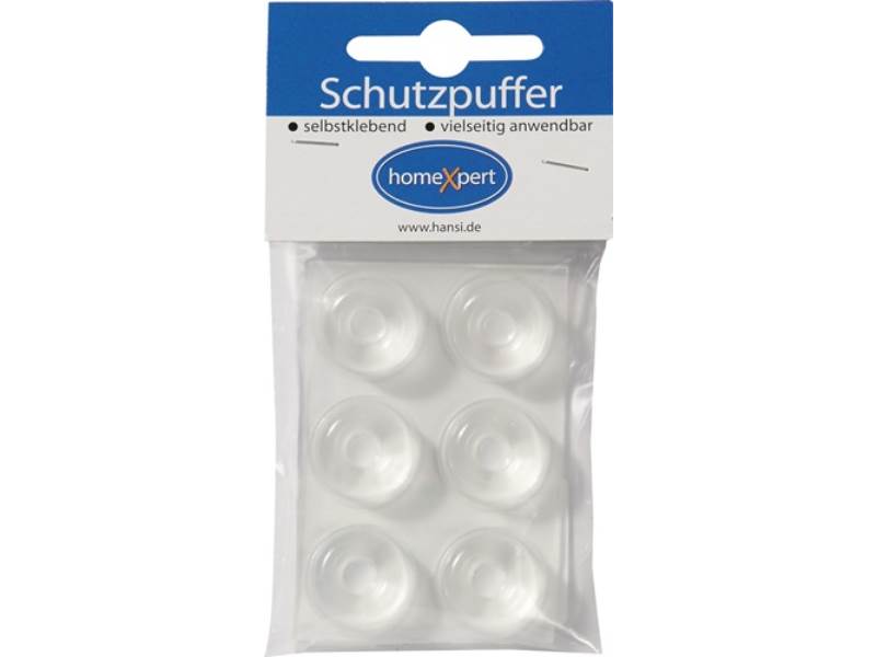 Schutzpuffer 22,3 mm Kunststoff transparent Sofo selbstklebend