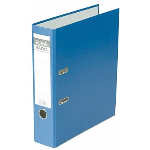 ELBA Ordner Rado Lux 100022612 DIN A4 80mm Schlitze blau
