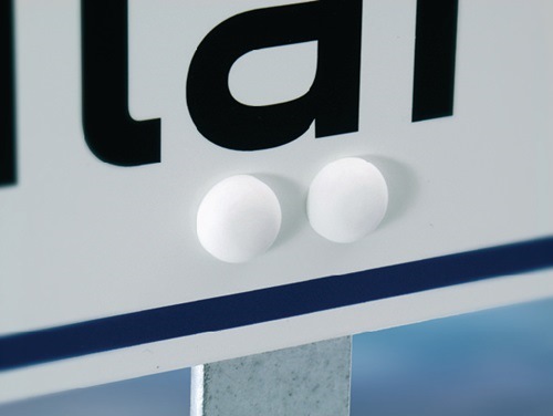 Stahlspieß zum Einschlagen Höhe 750 mm für Parkplatzbeschilderung