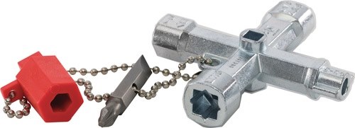 SCHÜNKE UND BOCKMÜHL 400177 Schaltschrankschlüssel Doublehead Key 11 Funktionen