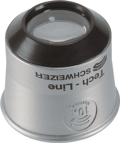 SCHWEIZER 9706 Uhrmacherlupe Tech-Line Vergrößerung 6x  Linsen-D. 22,8 mm