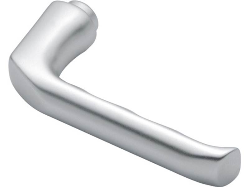 HOPPE 651337 Türdrückerlochteil London 113 Aluminium F1 / naturfarbig Vierkant 8