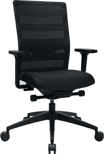 TOPSTAR PA30OMT0CX0 Bürodrehstuhl  mit Synchrontechnik schwarz 450-570 mm mit Ar