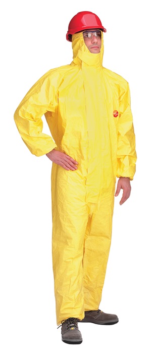 DUPONT D13395699 Schutzanzug Tychem® 2000 C Größe XL gelb PSA-Kategorie III