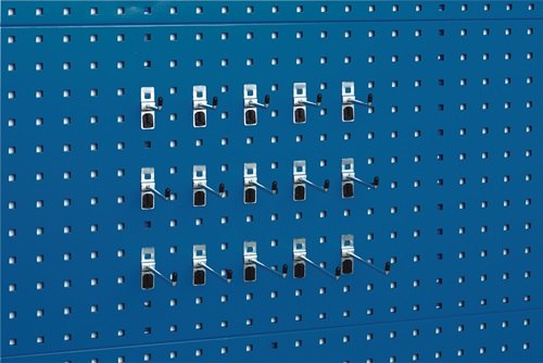 BOTT 14031427 Werkzeughaltersortiment  15-tlg. verzinkt passend für Lochplatten