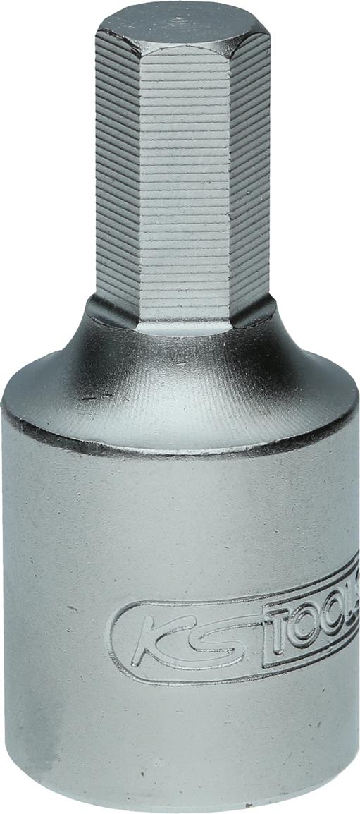KS-Tools 150.9123 3/8'' Öldienst-Bit-Stecknuss für Innensechskant-Schrauben, 8 m