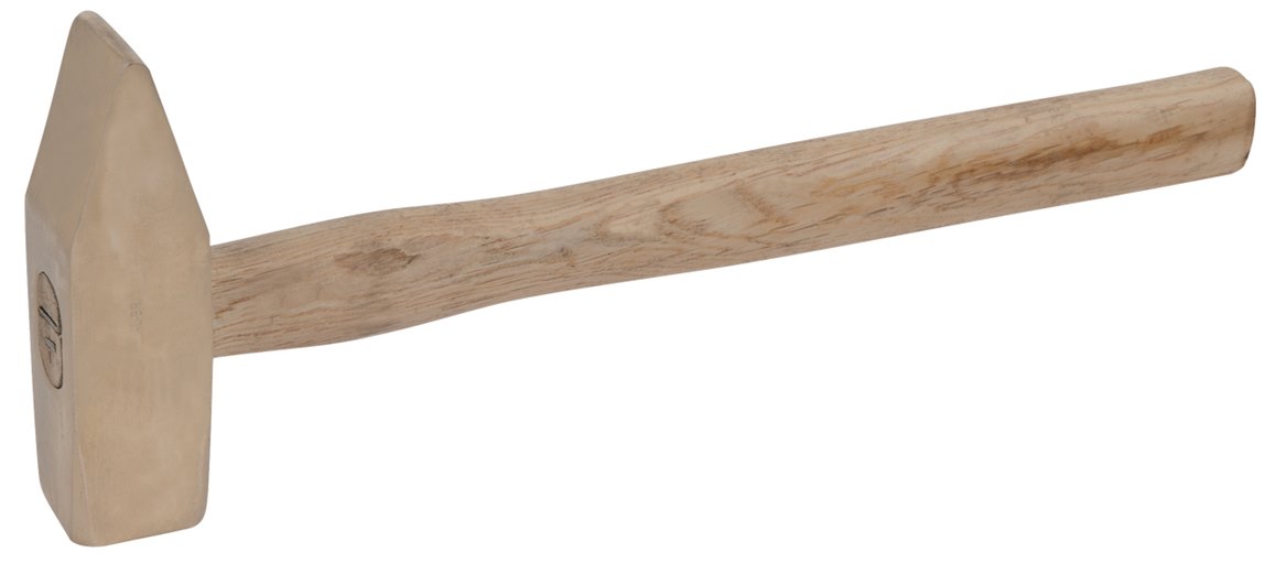 KS Tools 963.2122 BRONZEplus Handhammer, 1600g, amerikanische Form, Hickorystiel