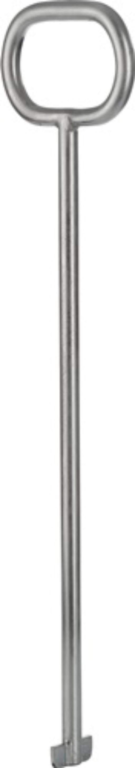 HÄRKE 480032 Kanaldeckelheber  Länge 800 mm mit Schlitzfuß verzinkt