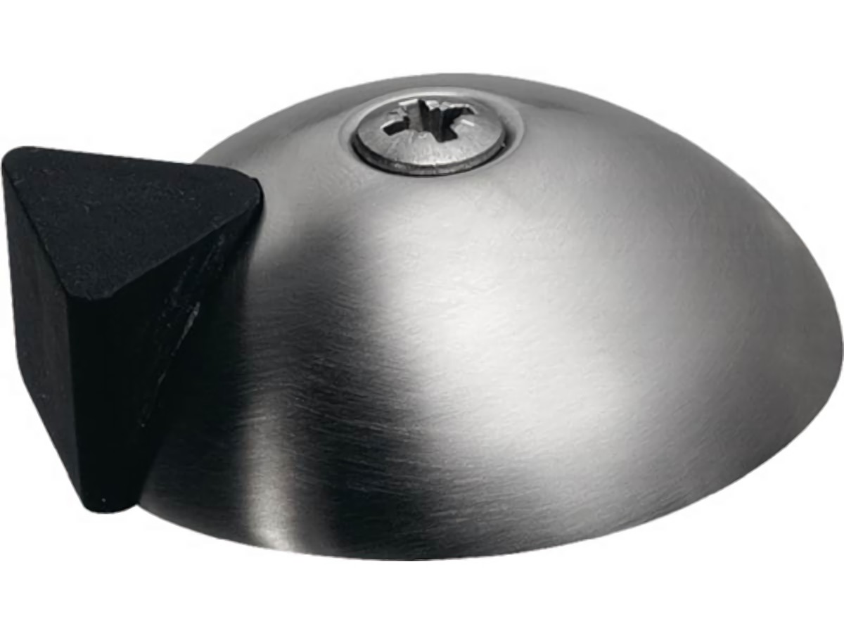 KWS 200382 Türpuffer 2003.82 Ø 60 mm Höhe 20 mm Edelstahl matt Dübelmontage