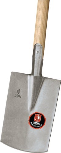 IDEAL 15010112 Damenspaten BRITTA 250 x 165 / 160 mm Größe 0 850 mm Stahl mit Es