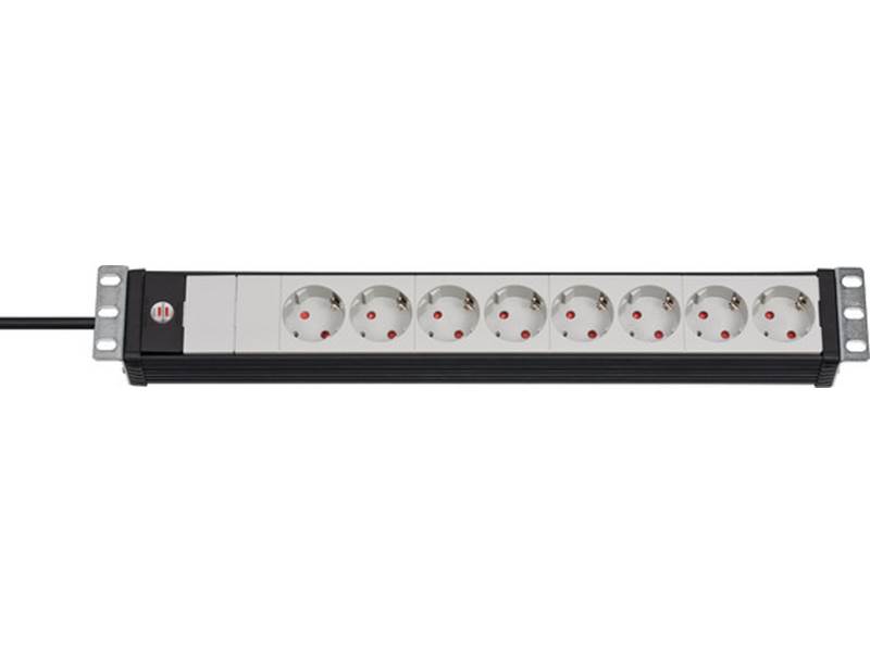BRENNENSTUHL 1156057028 Premium-Line 19'' 8-fach Mehrfach-Steckdosenleiste