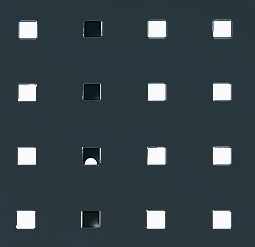 BOTT 14025115.19 Lochplatte  B457xL495mm anthrazitgrau, RAL 7016