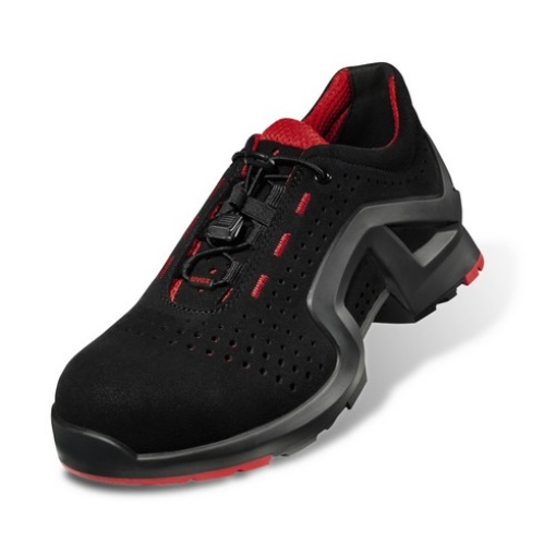 Uvex 8512837 1 support Halbschuhe S1 85128 schwarz, rot Weite 11 Größe 37