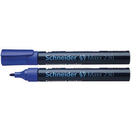 SCHNEIDER Permanentmarker 230 Rundspitze 1-3mm blau 123003