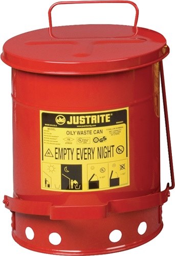 ASECOS 18424 Sicherheitssammelbehälter  20 l Stahlblech D300xH400mm
