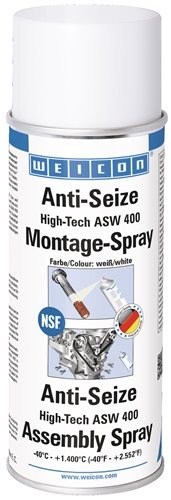 WEICON 27050400 Montagepaste Anti-Seize High-Tech 400 ml weiß NSF H1