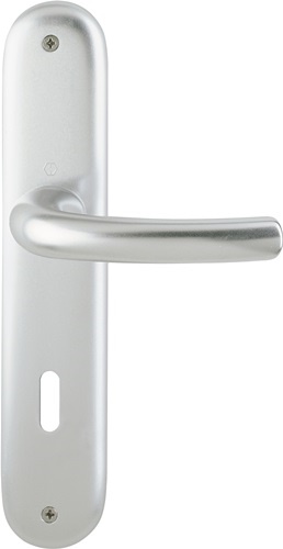 HOPPE 2804926 Langschildgarnitur Tôkyô 1710/273P Aluminium F1 OB 72 mm DIN links