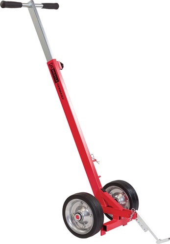 NESTLE 21000001 Kanaldeckelheber  Länge 980-1480 mm fahrbar rot pulverbeschichte