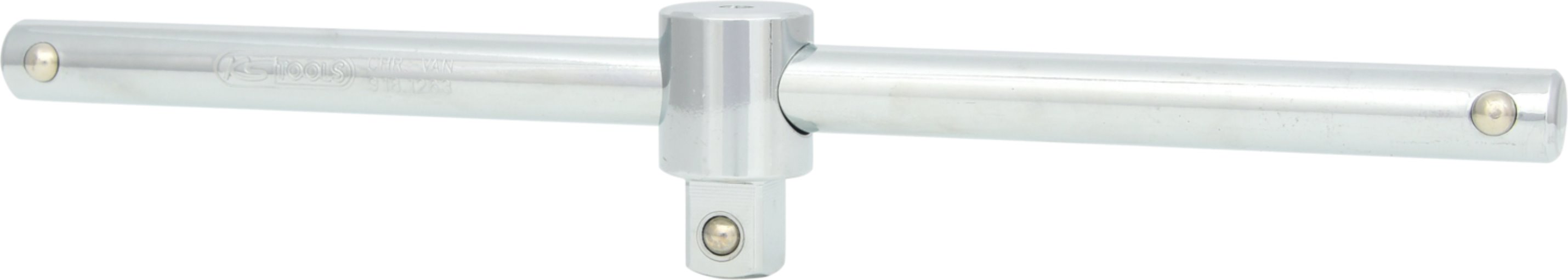 KS Tools 918.1263 1/2'' CHROMEplus T-Griff mit Gleitstück, 250mm