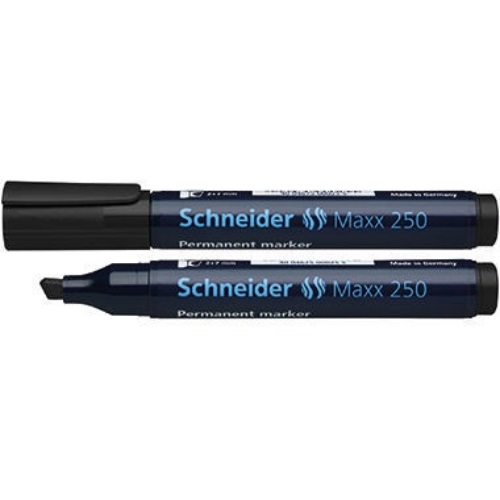 SCHNEIDER Permanent-Marker 250, Keilspitze, Strichbreite 2 - 7 mm,